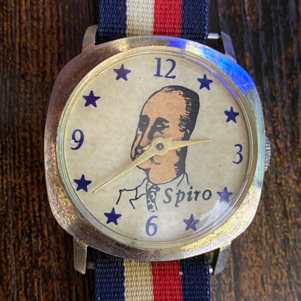 Vintage Spiro Agnew political watch